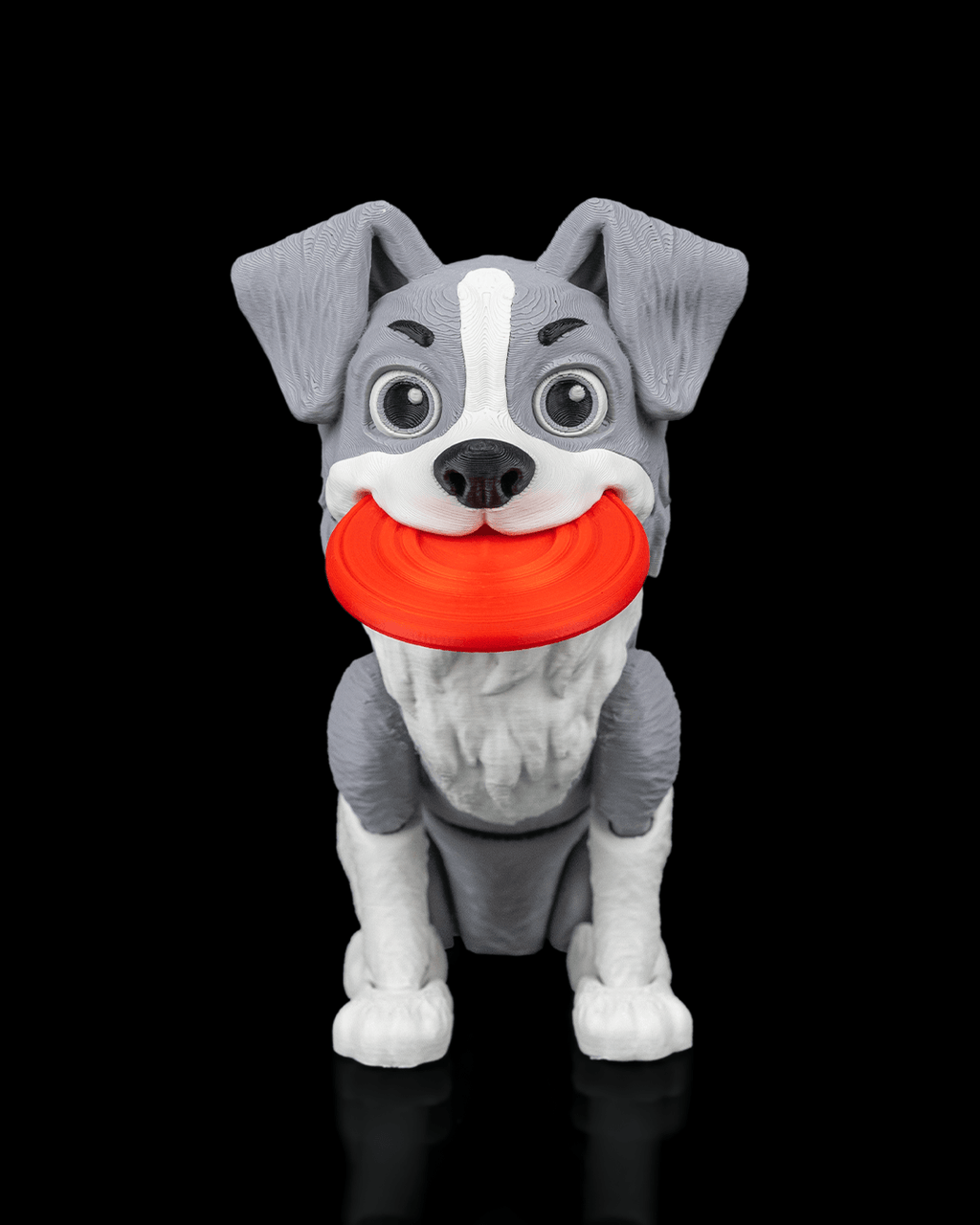 Atlas the Border Collie | 3D Printed Figurine