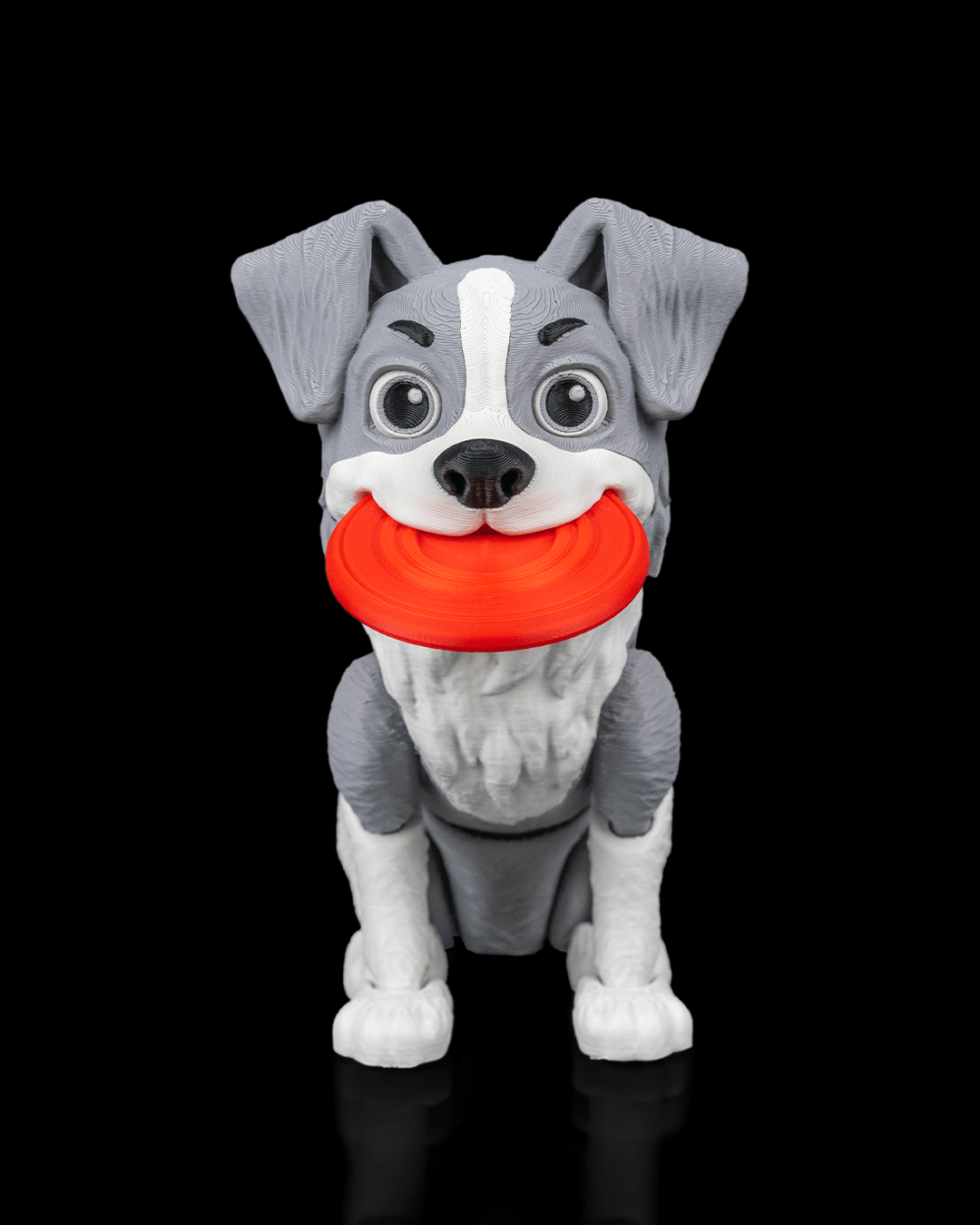 Atlas the Border Collie | 3D Printed Figurine