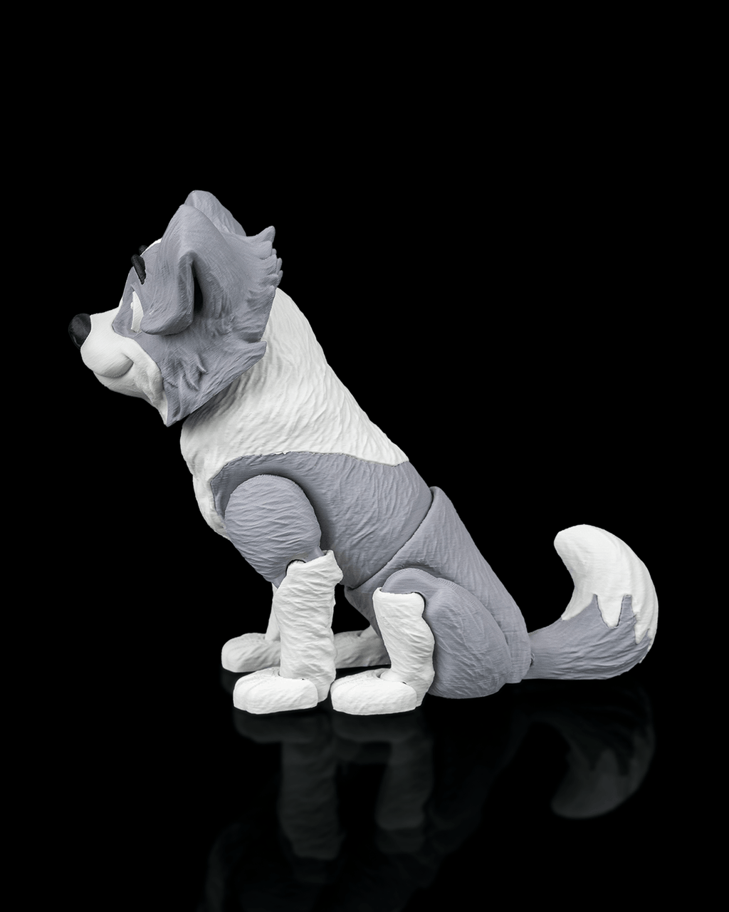 Atlas the Border Collie | 3D Printed Figurine