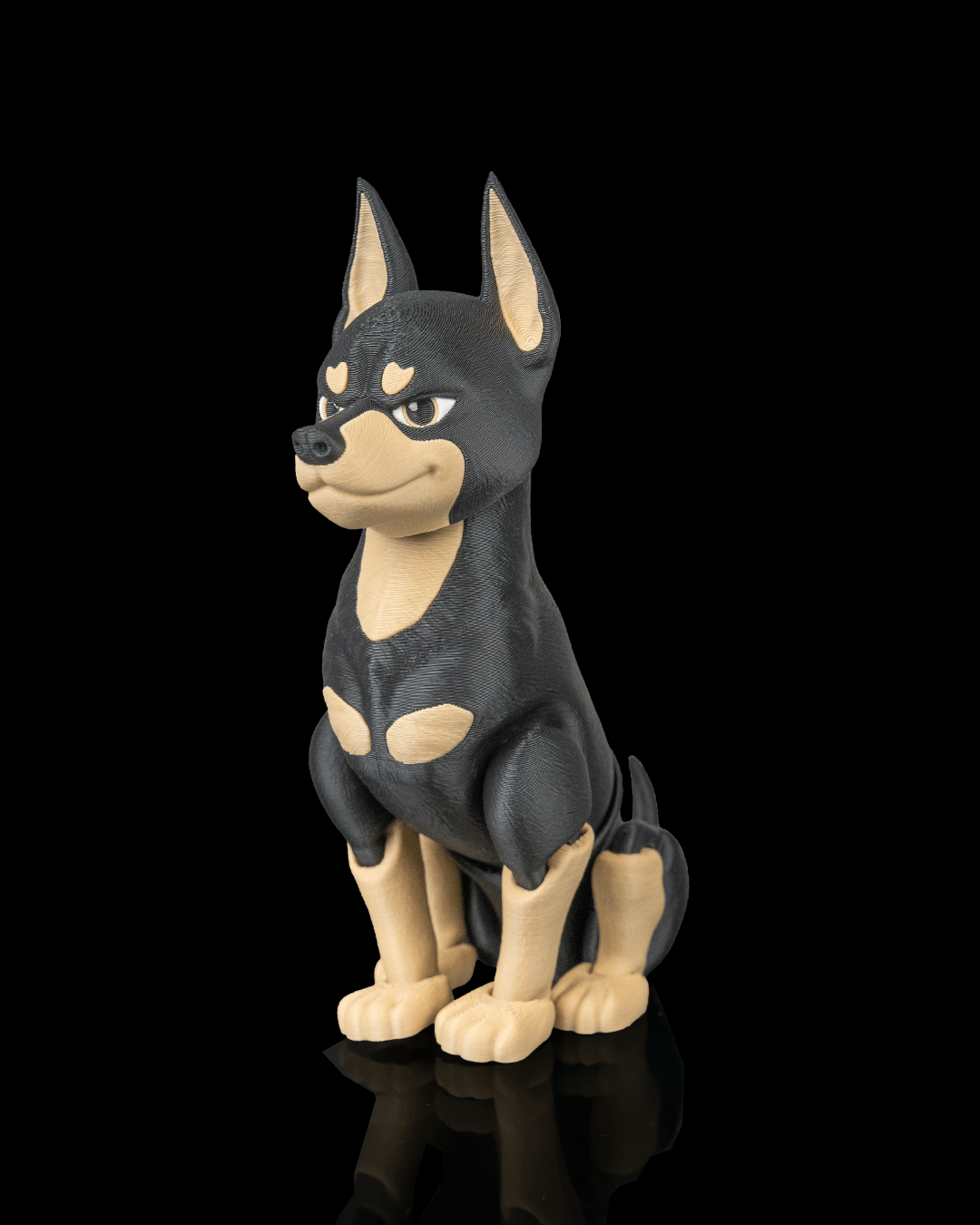 Axel the Dobermann | 3D Printed Figurine