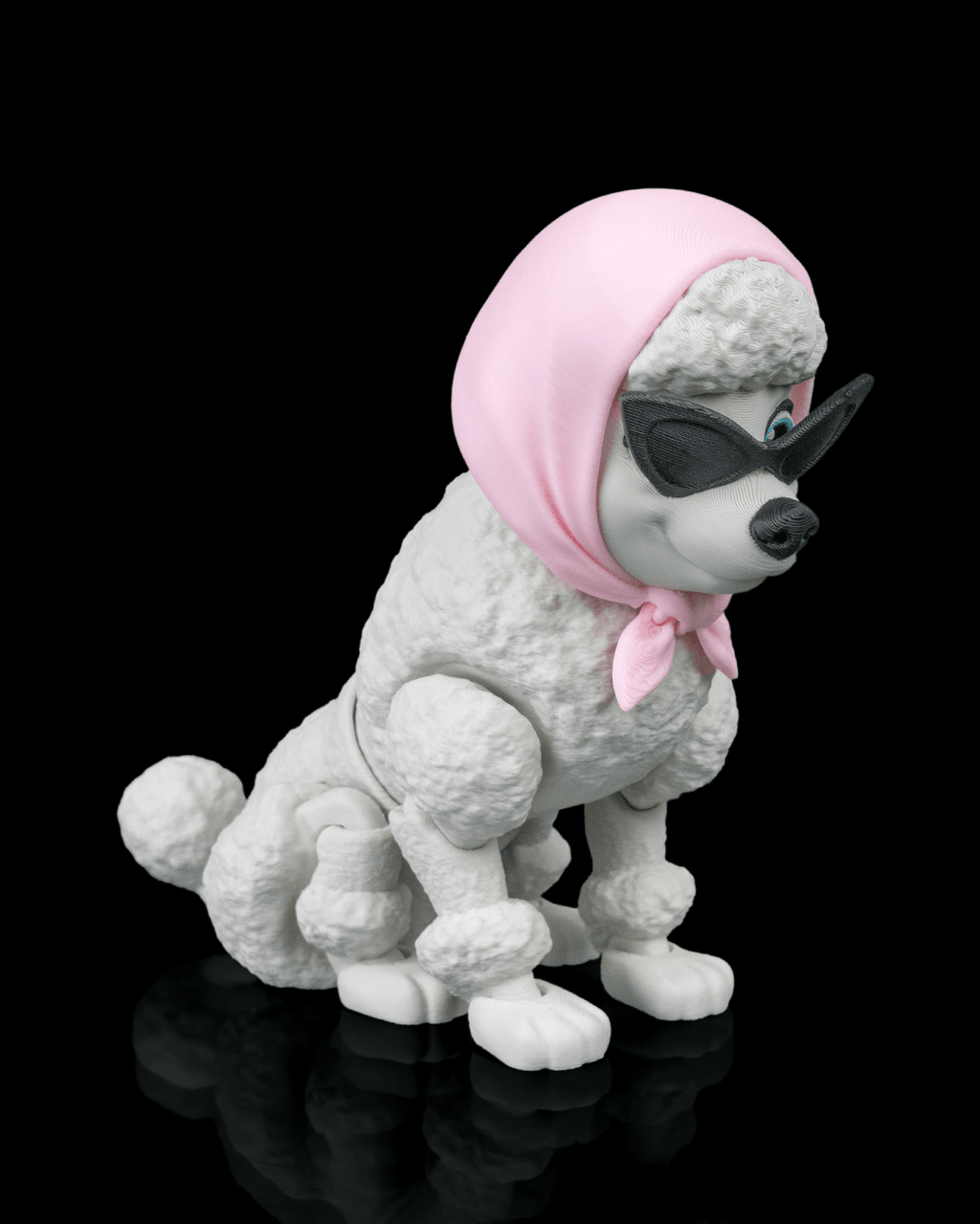 Barbara the Poodle | 3D Printed Figurine