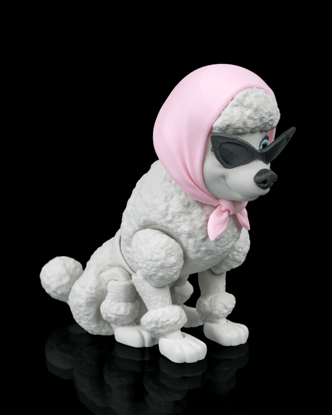 Barbara the Poodle | 3D Printed Figurine
