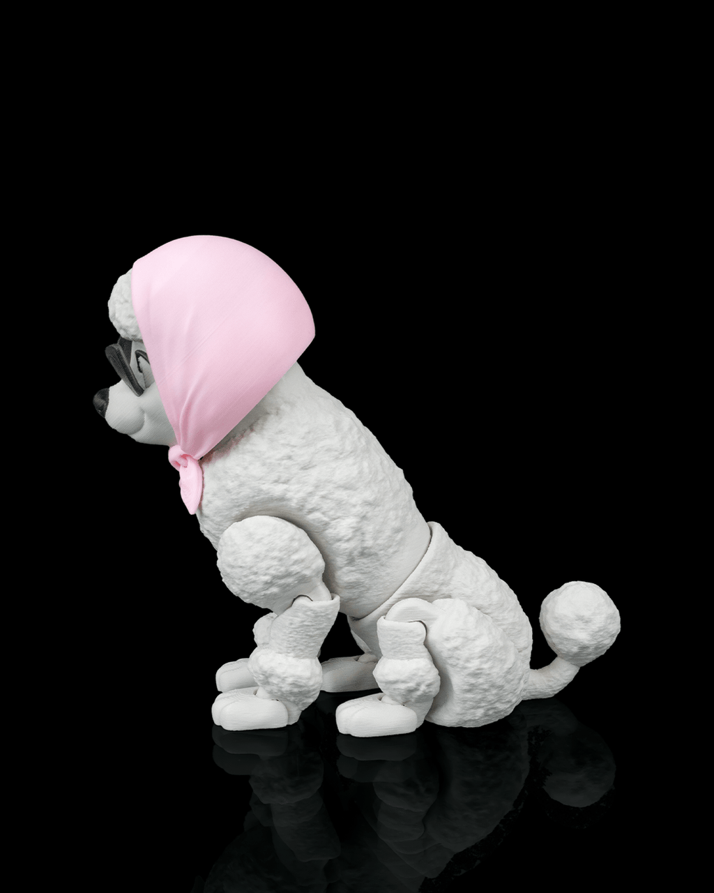 Barbara the Poodle | 3D Printed Figurine