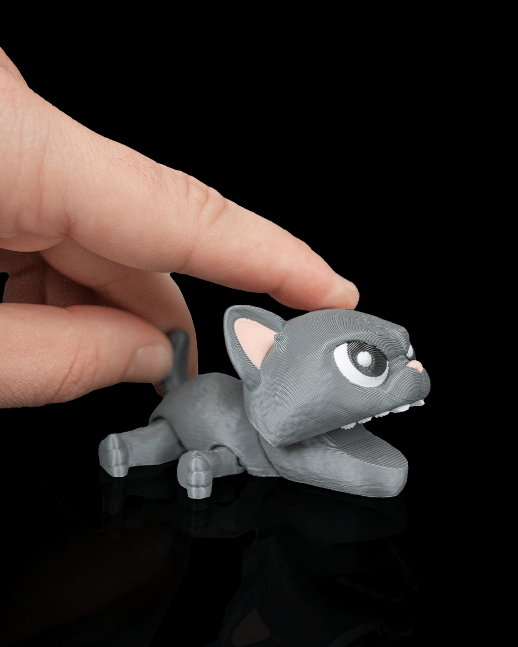 Bitty Pounce | 3D Printed Figurine