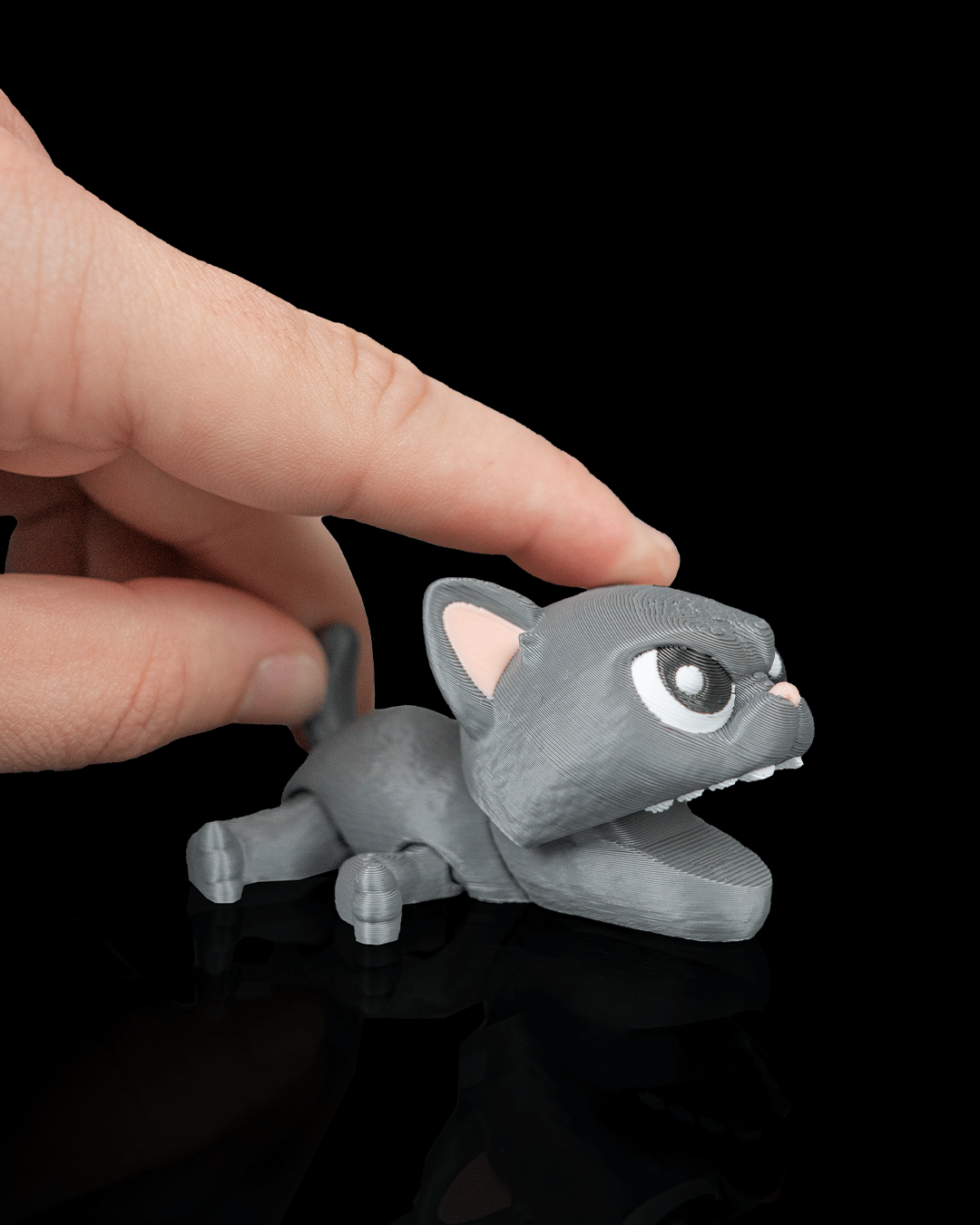 Bitty Pounce | 3D Printed Figurine