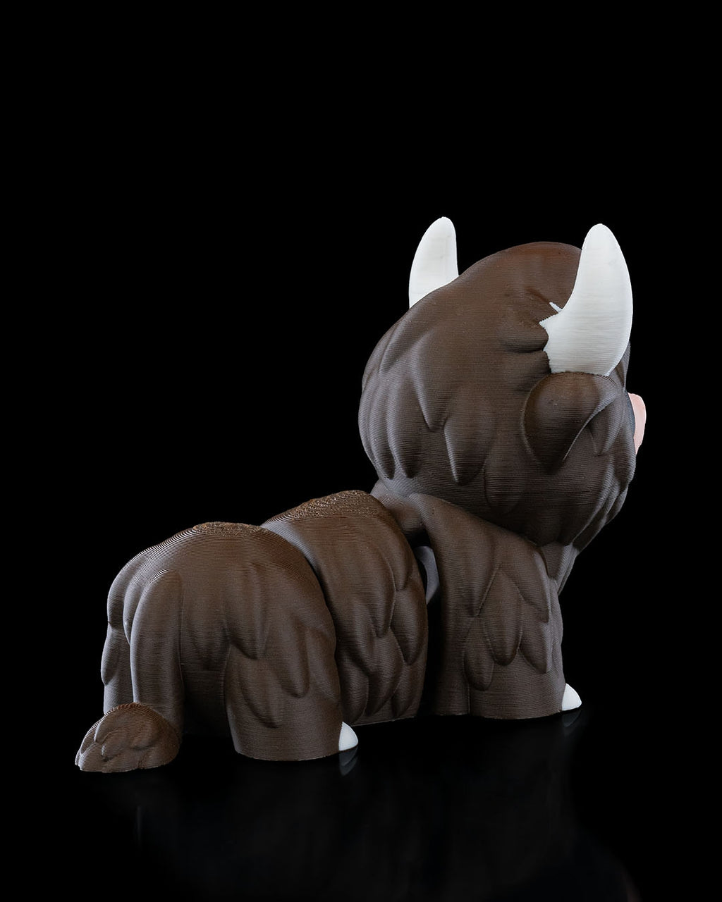 Chill Highland Cow | 3D Printed Figurine