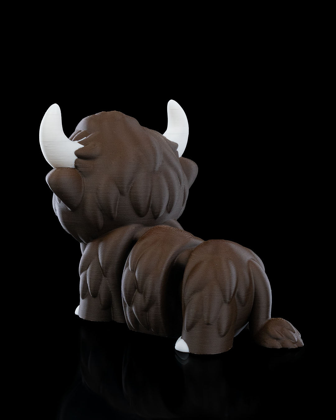 Chill Highland Cow | 3D Printed Figurine