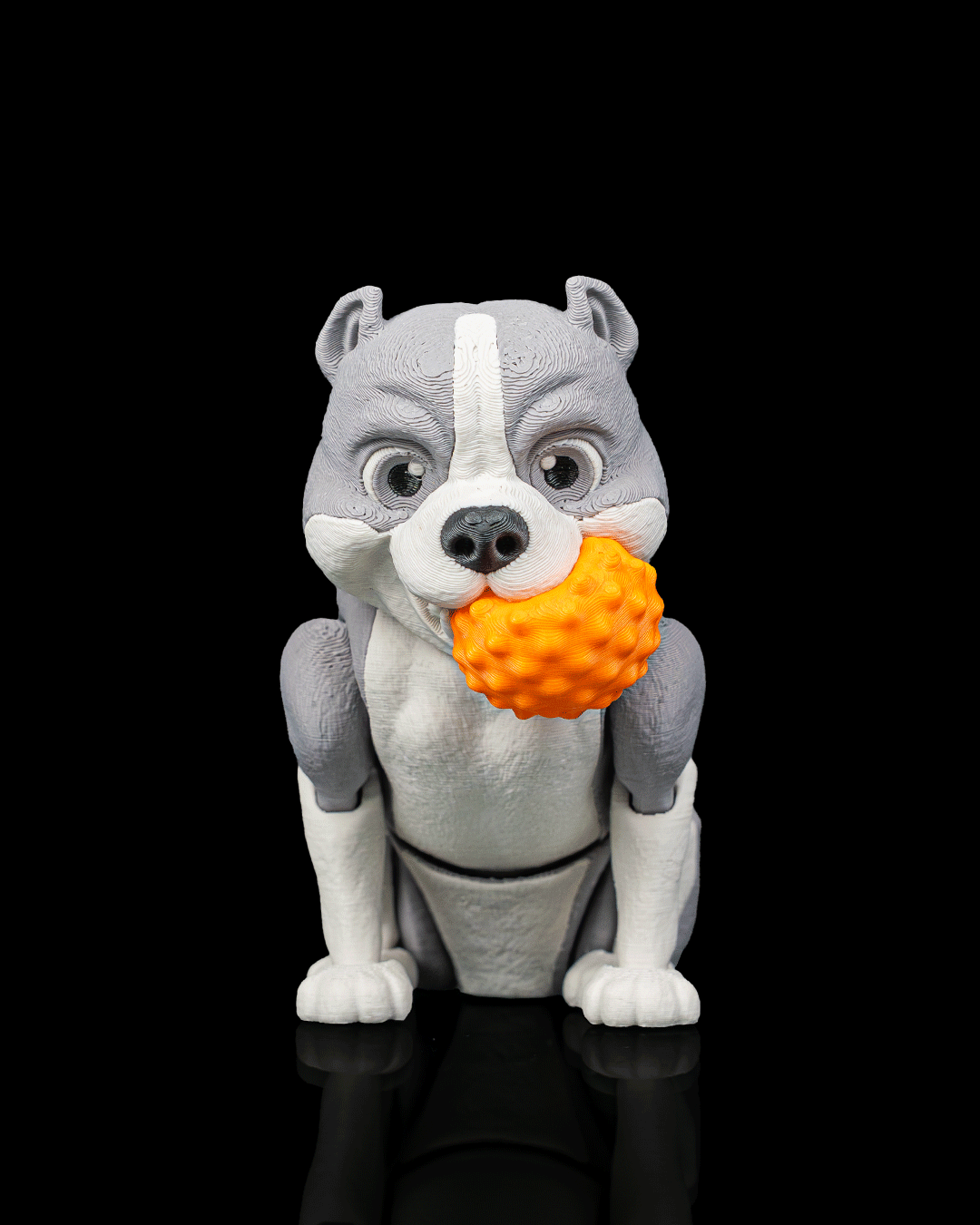 Diesel the American Bully | 3D Printed Figurine