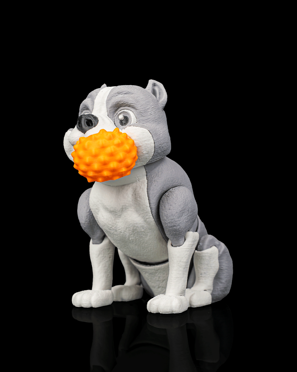 Diesel the American Bully | 3D Printed Figurine