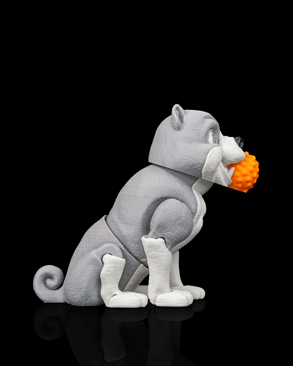Diesel the American Bully | 3D Printed Figurine