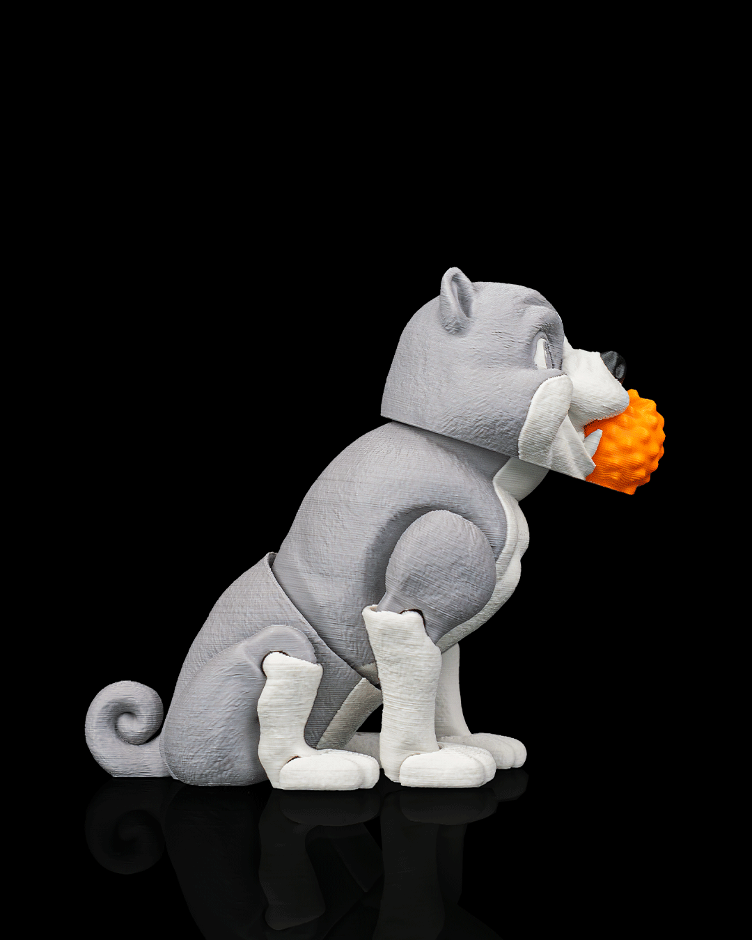 Diesel the American Bully | 3D Printed Figurine