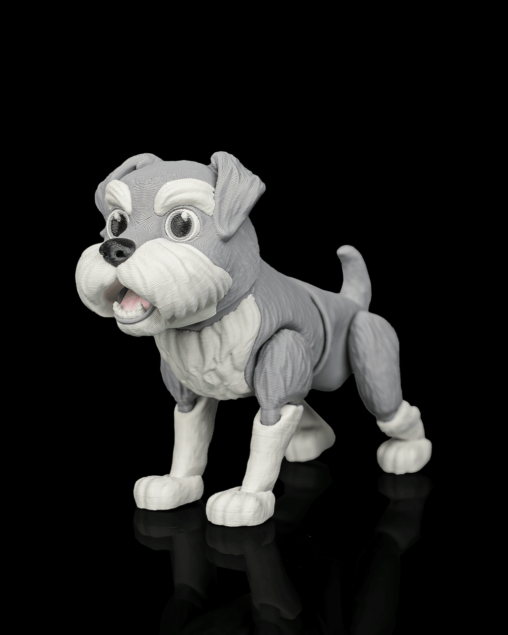 George the Schnauzer | 3D Printed Figurine