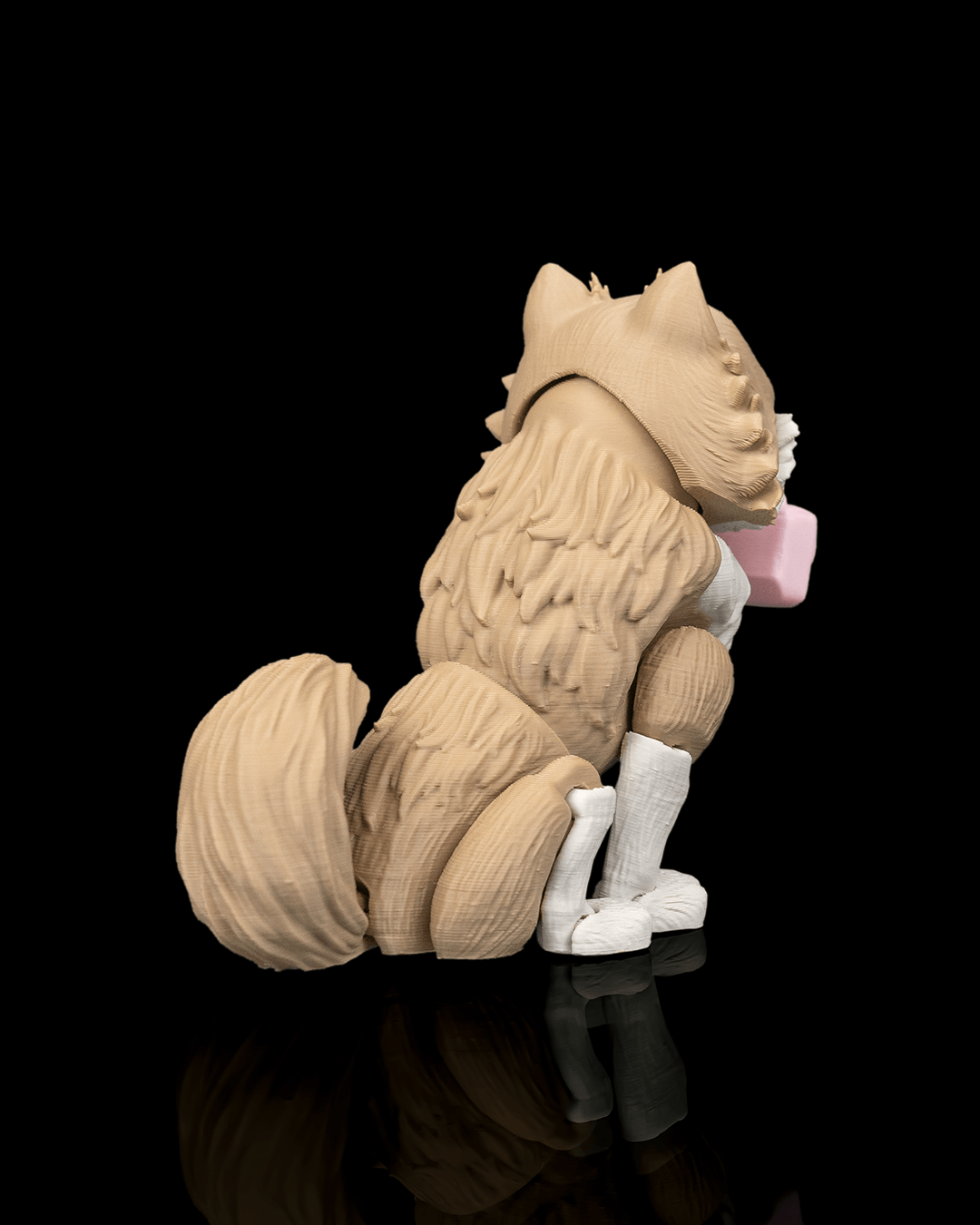 Luna the Pomeranian | 3D Printed Figurine