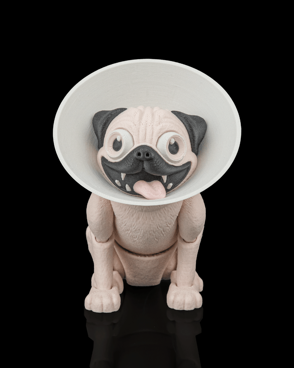 Peanut the Pug | 3D Printed Figurine