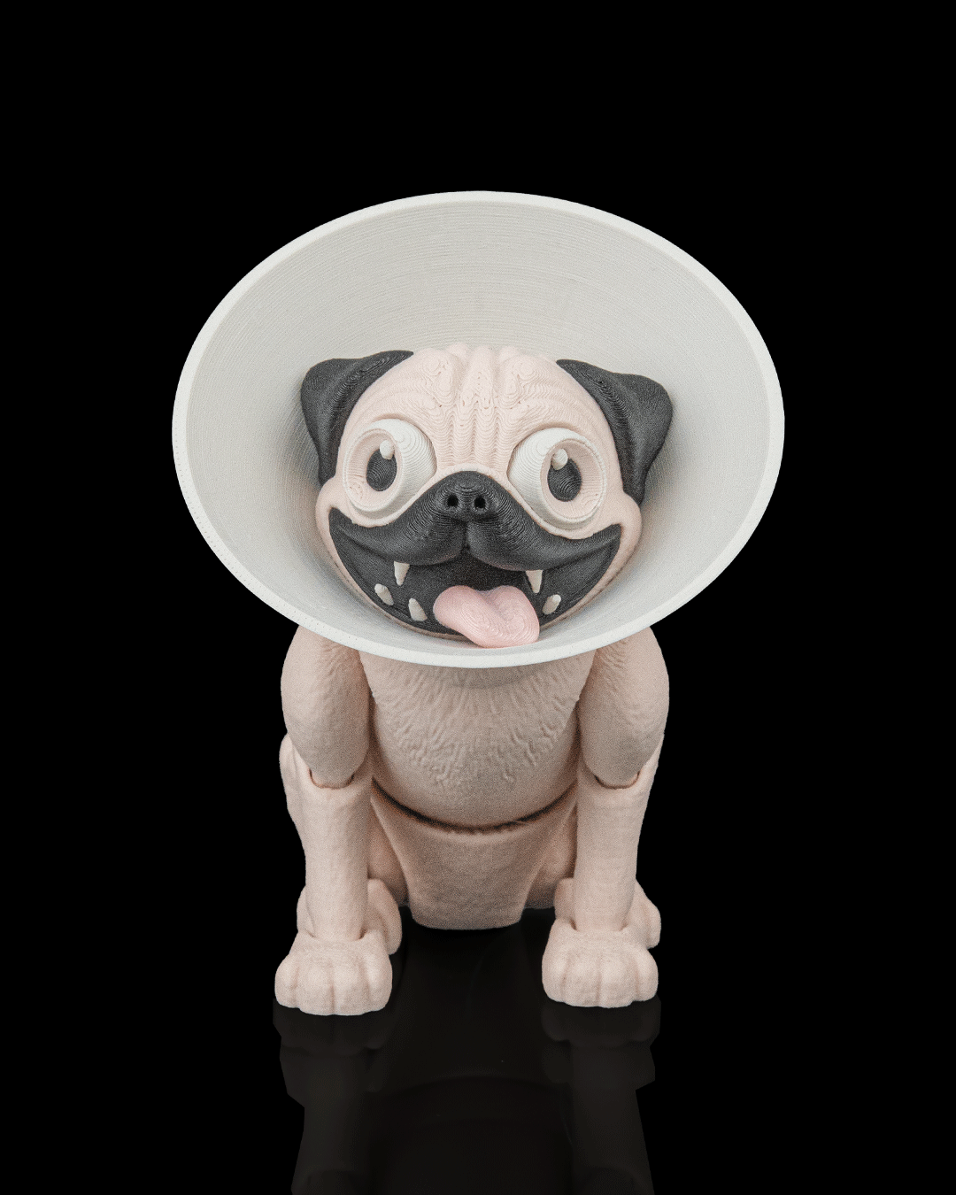 Peanut the Pug | 3D Printed Figurine
