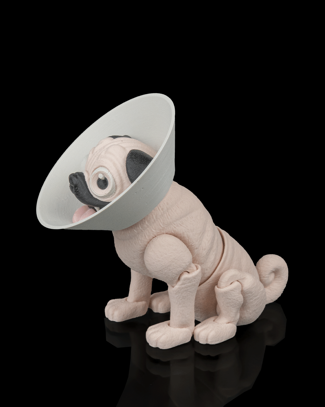 Peanut the Pug | 3D Printed Figurine