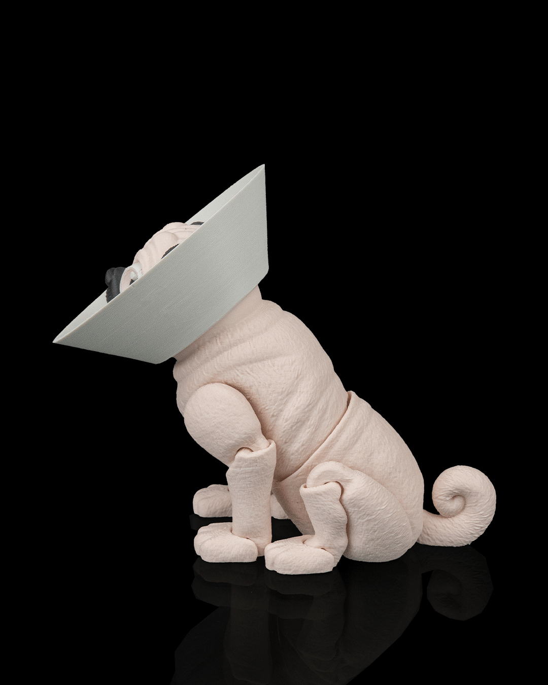 Peanut the Pug | 3D Printed Figurine