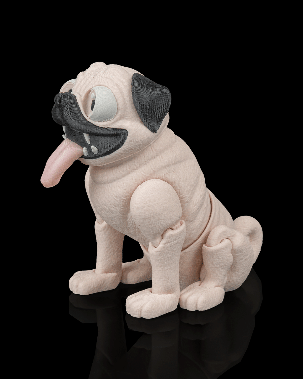 Peanut the Pug | 3D Printed Figurine