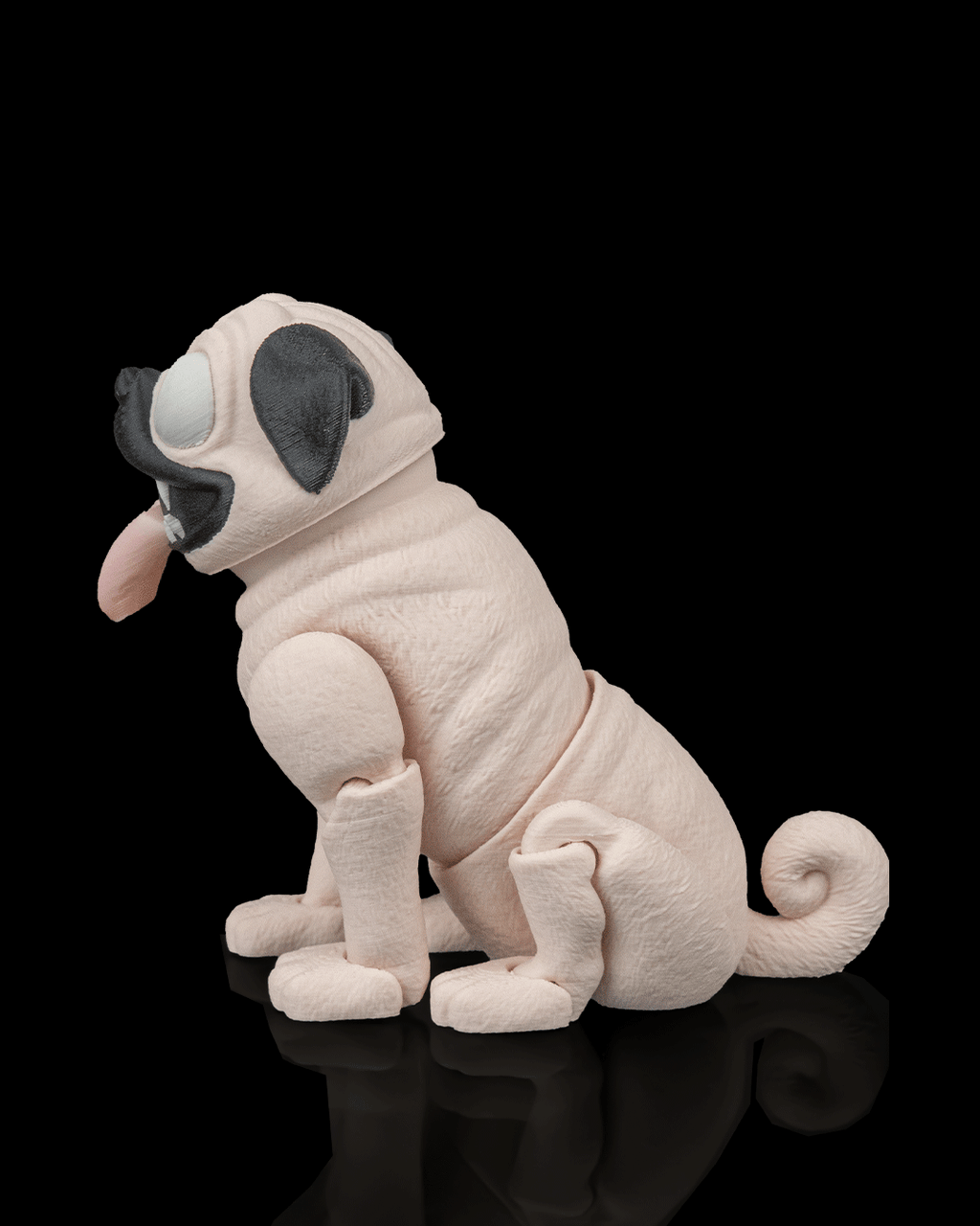 Peanut the Pug | 3D Printed Figurine