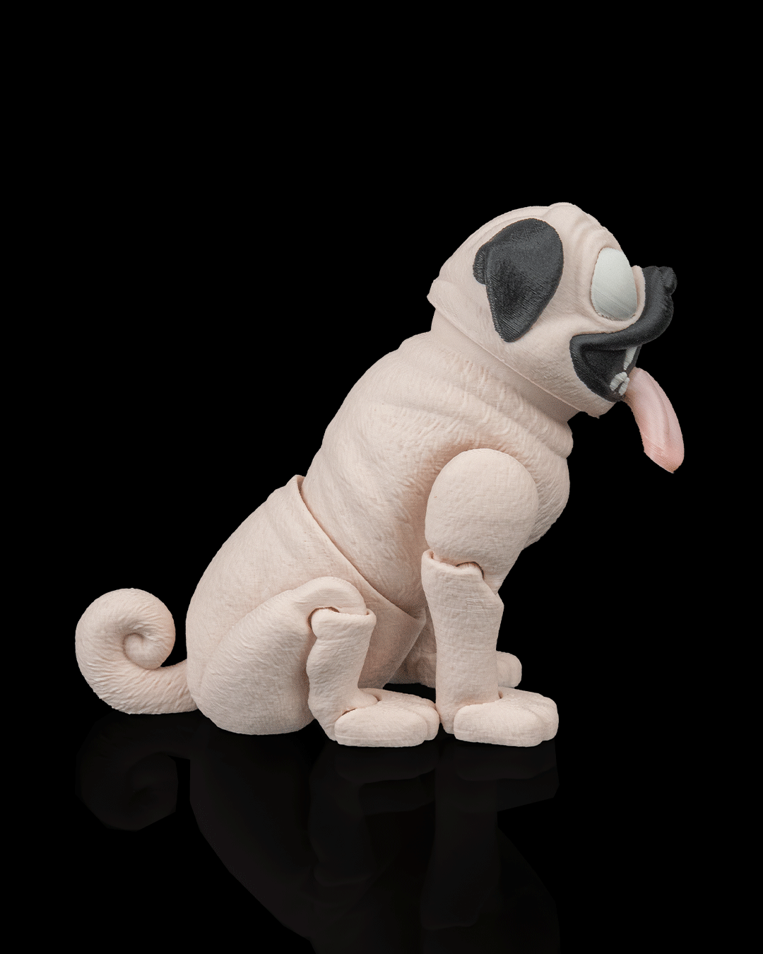 Peanut the Pug | 3D Printed Figurine
