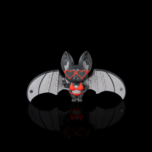 Beach Bat keychain square alternate view