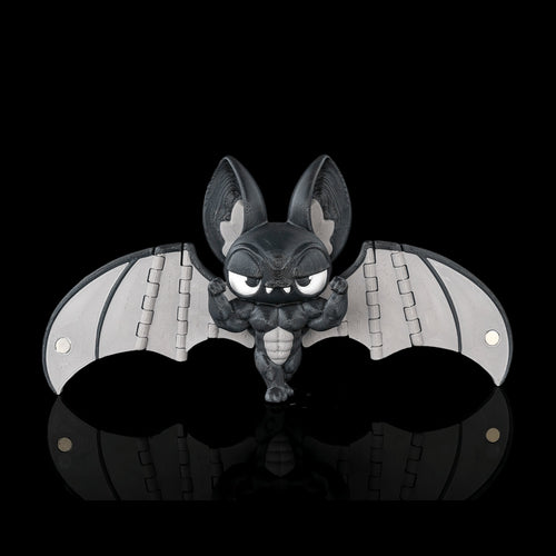 Buff Bat keychain square alternate view