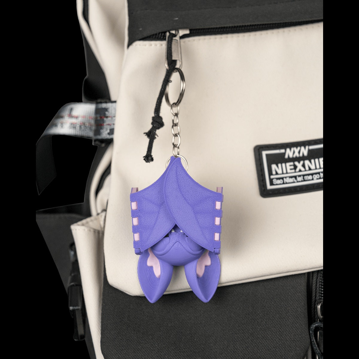 Buff Bat keychain square lifestyle view
