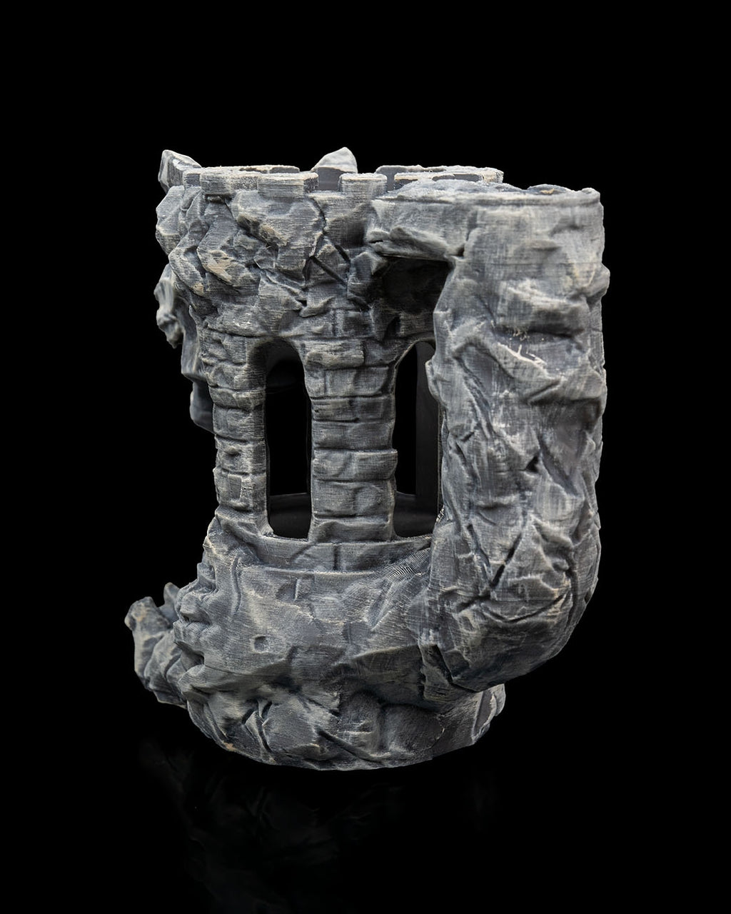 Dragon's Fortress Can Holder and Dice Tower