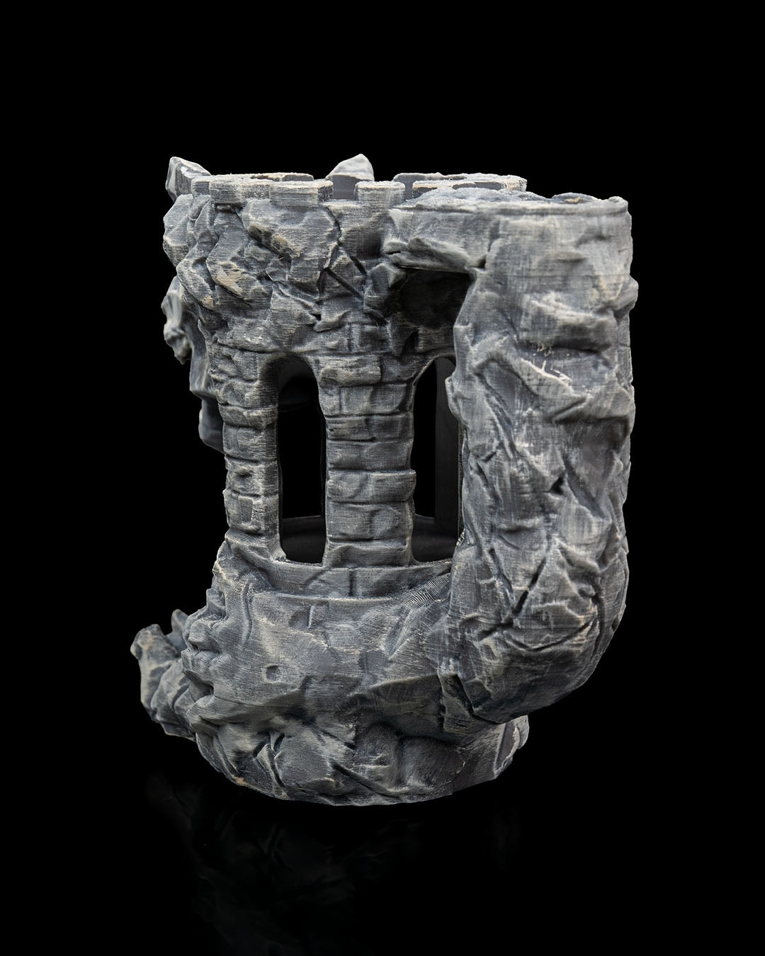 Dragon's Fortress Can Holder and Dice Tower
