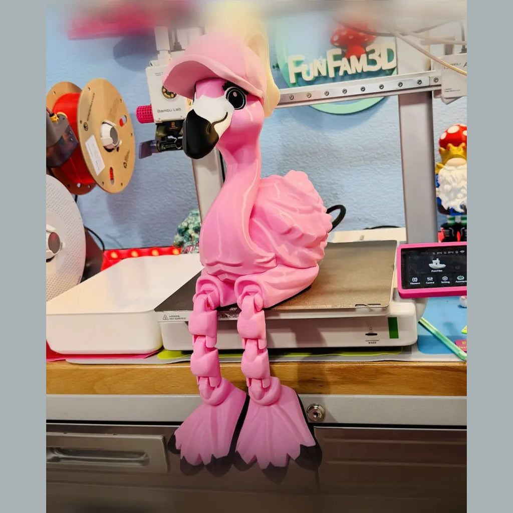 Pink Dress-Up Flamingo base figure