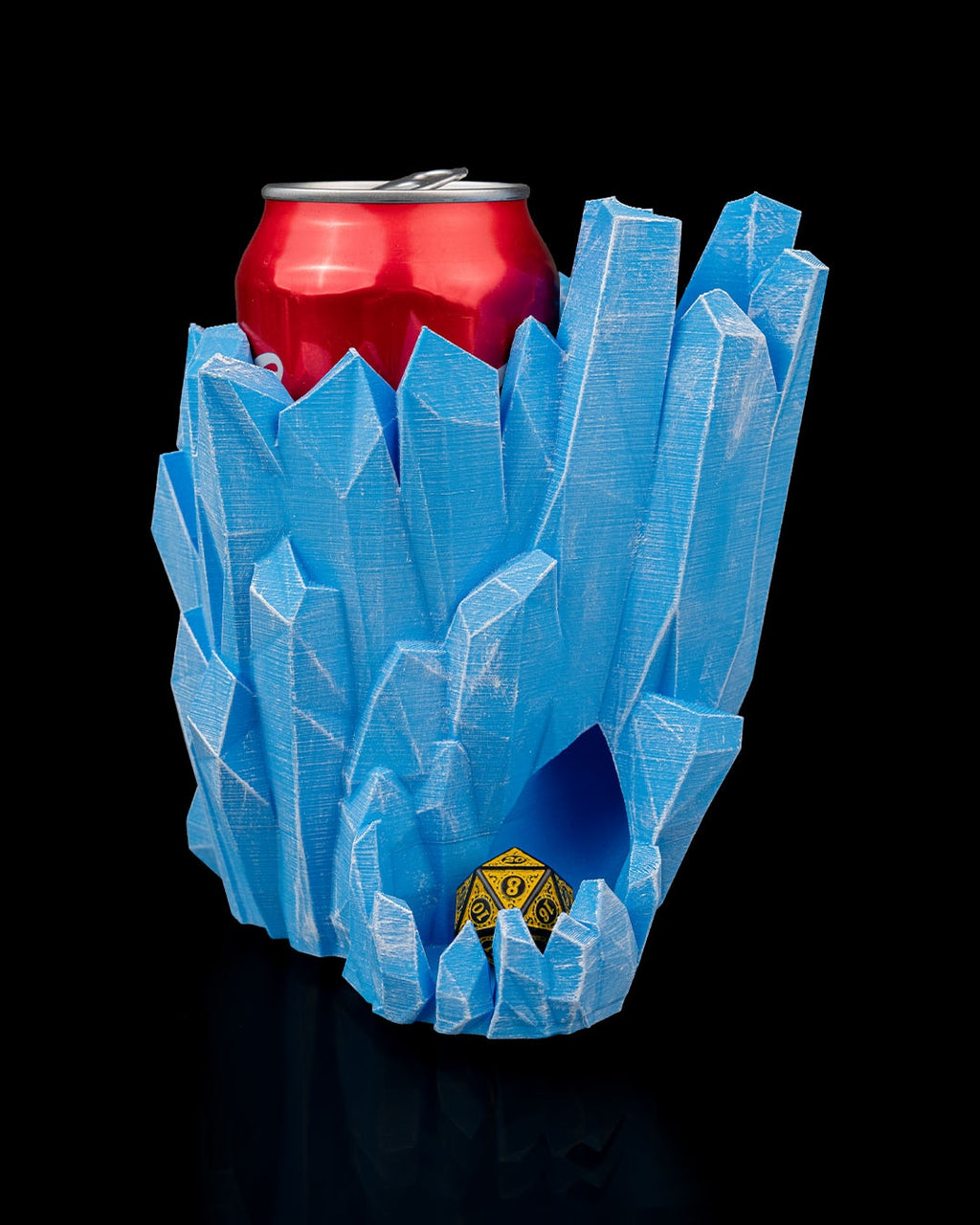 Blue Frostbite Shard fantasy can holder