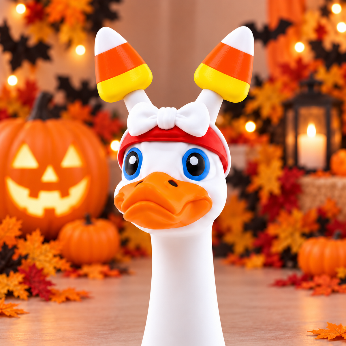 Candy corn goose headband