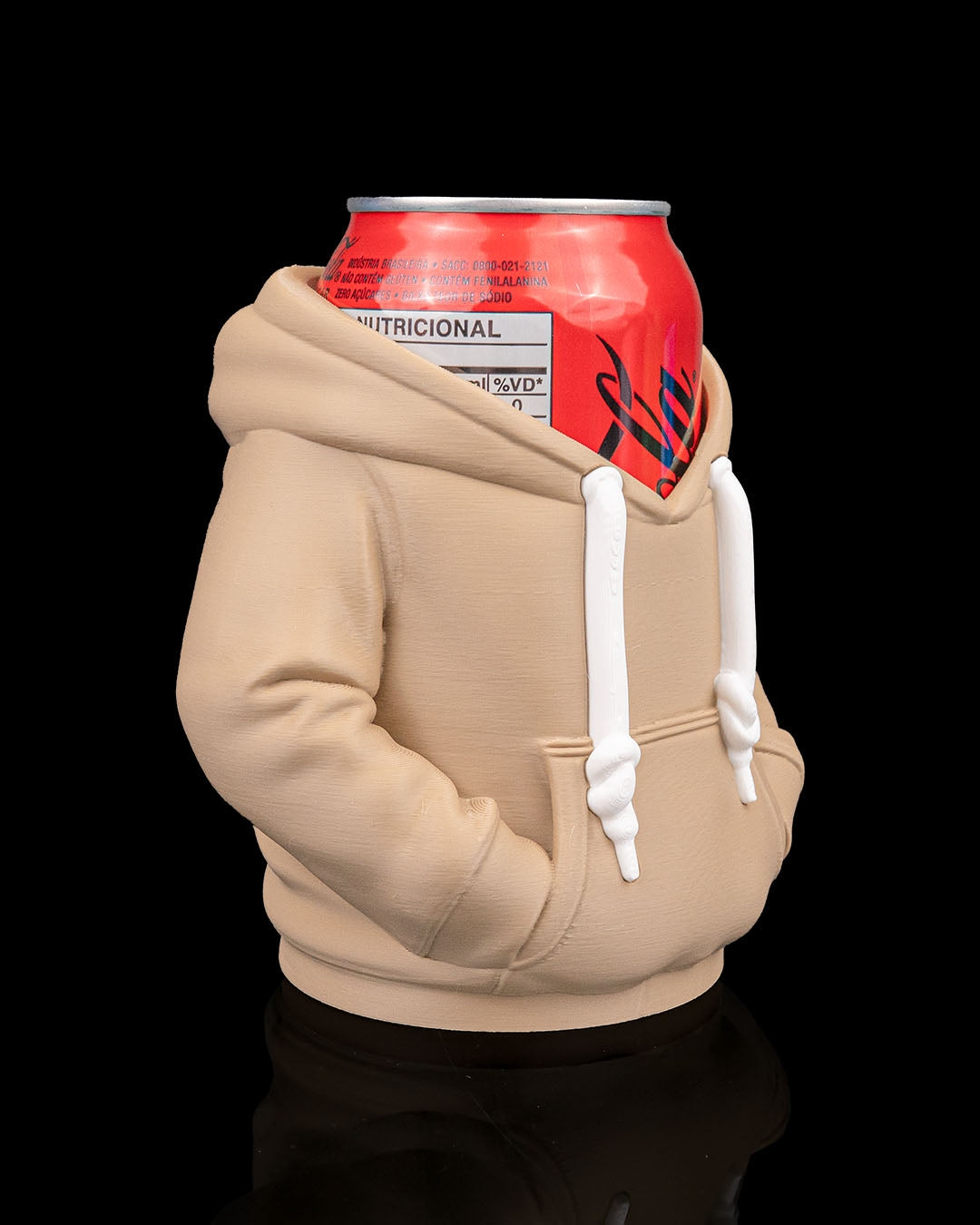 Hoodie-style can holder