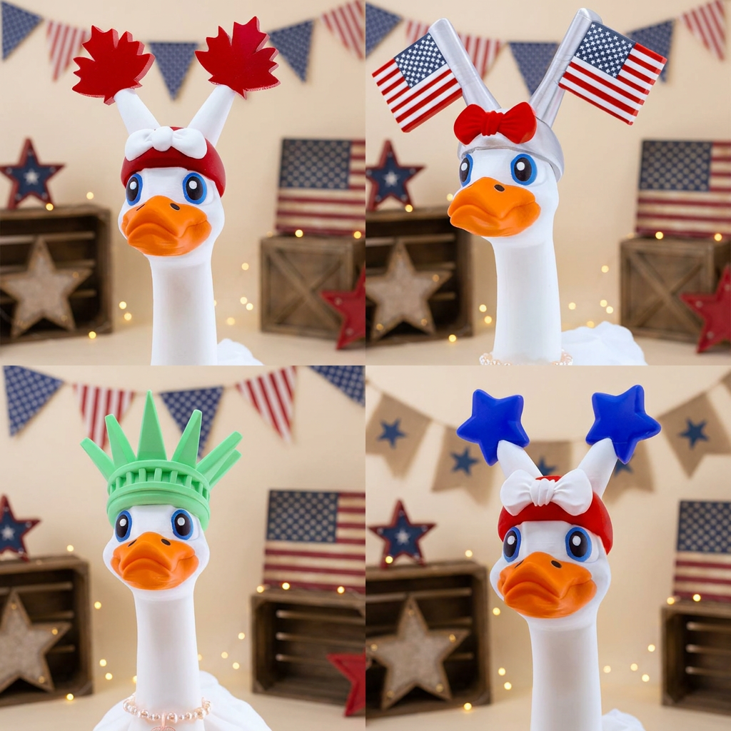 Patriotic Headband Collection | Maple Leaf, American Flag, Liberty Crown & Stars Styles