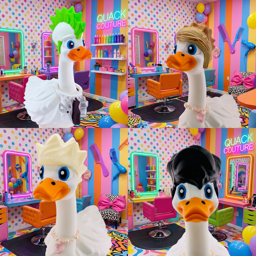 Goose Wig Collection | Mohawk, Glam Updo, Classic Upswept & Noir Styles