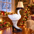 Leg Lamp Goose in a themed setting