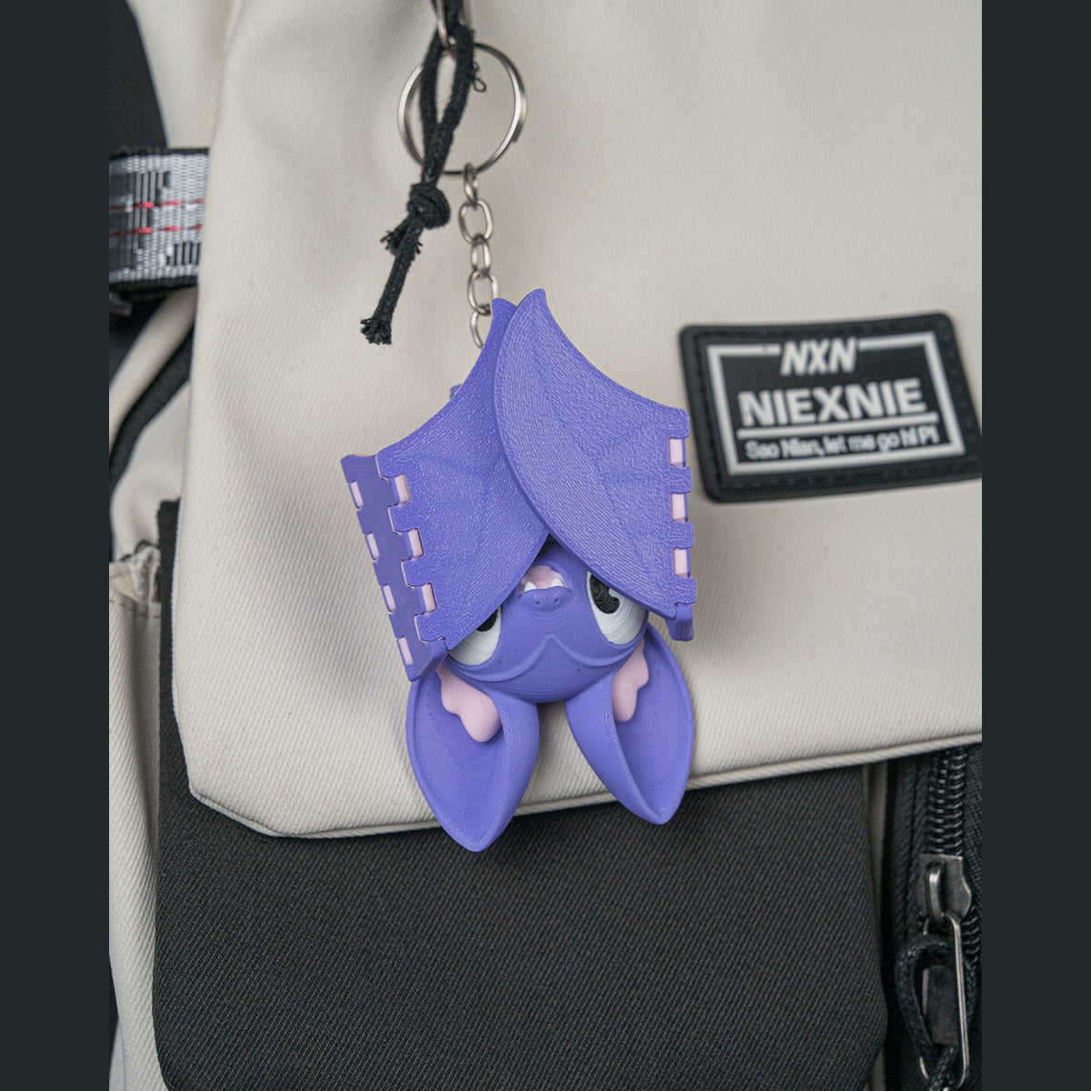 Love Bat keychain square lifestyle view