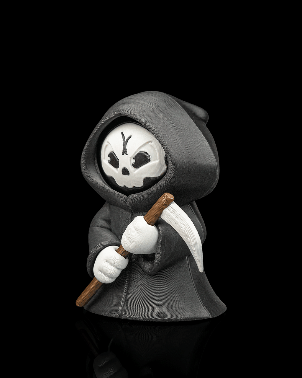 Moody Reaper rotating face detail