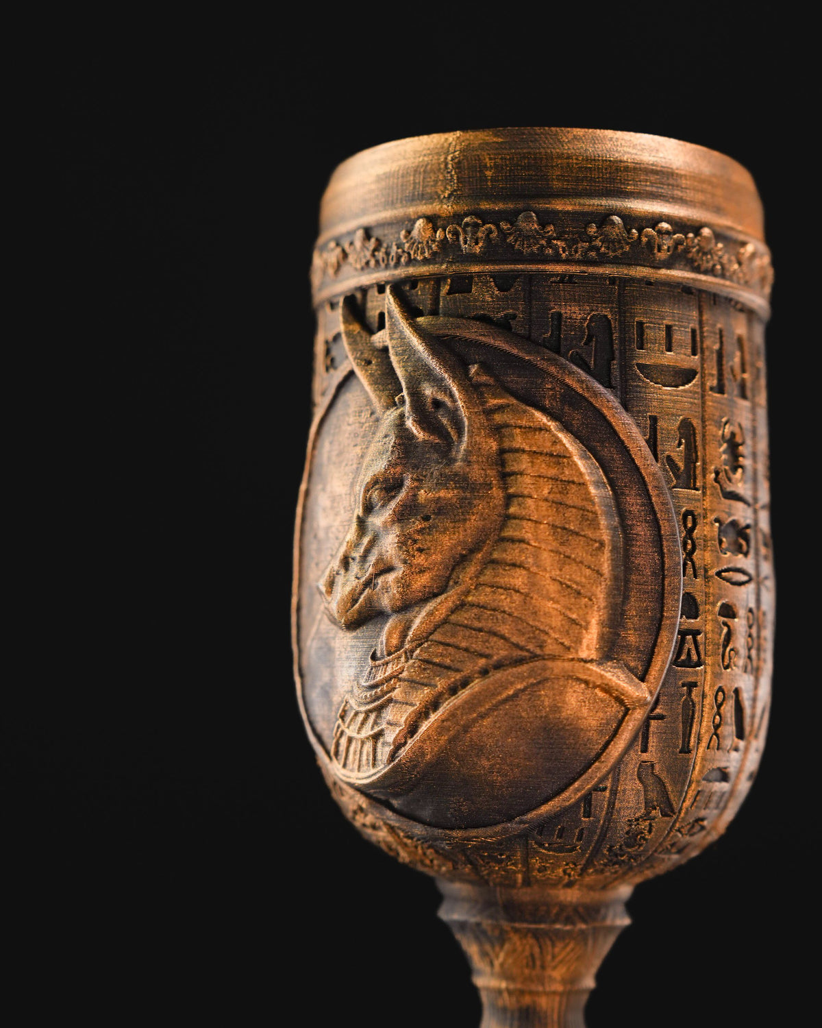 Egyptian themed Pharaoh's Raided Goblet
