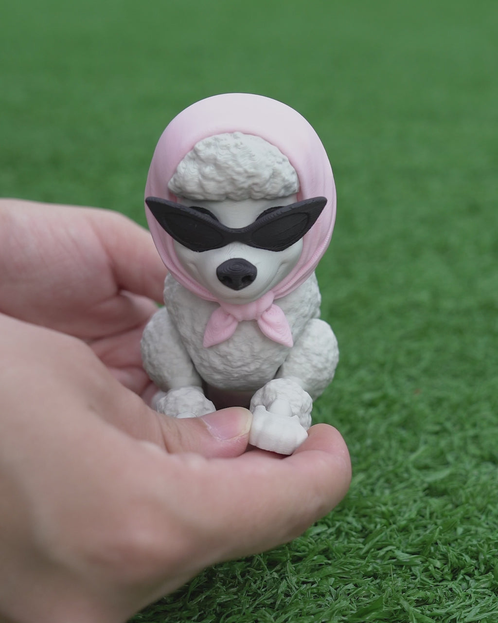 Barbara the Poodle | 3D Printed Figurine