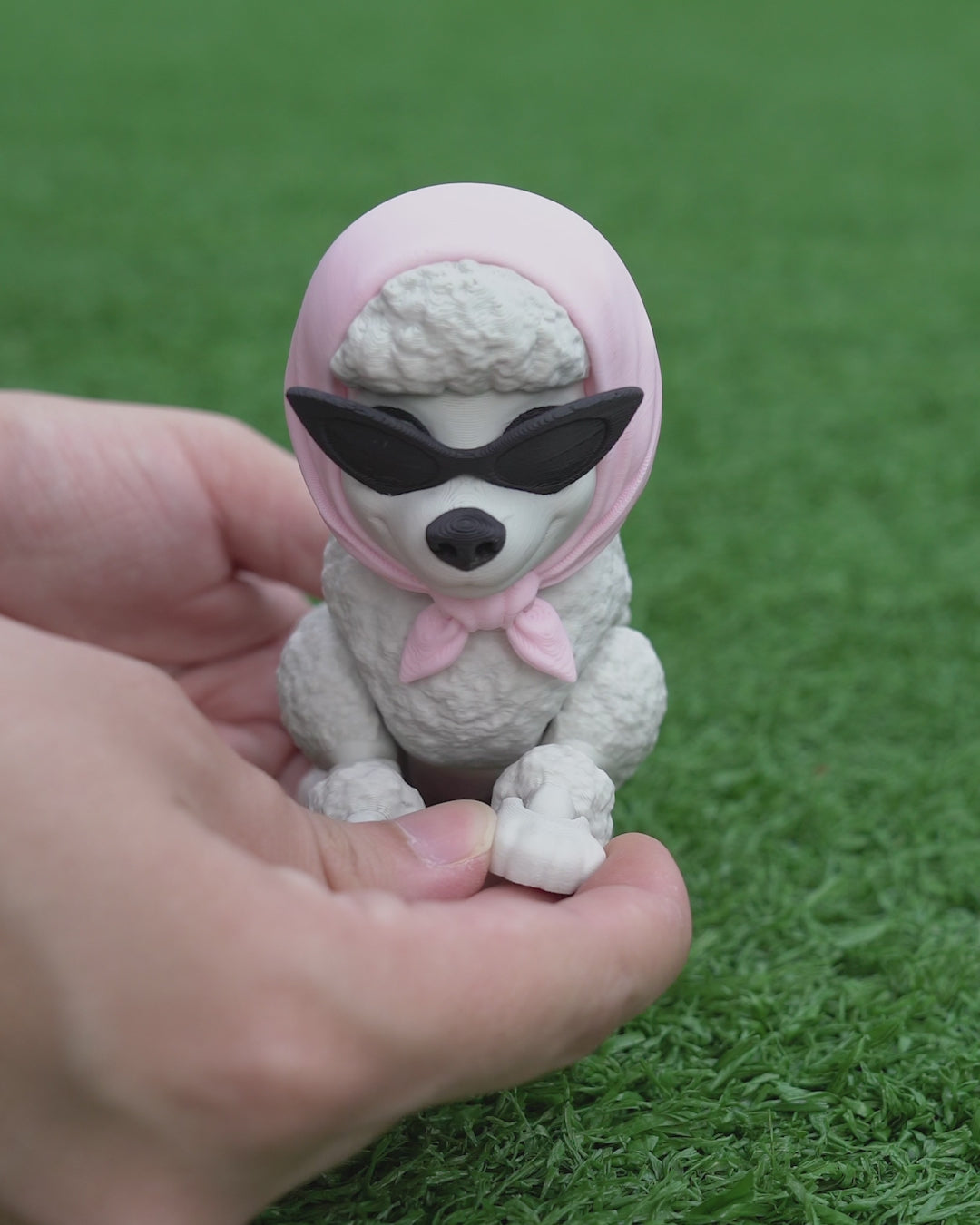 Barbara the Poodle | 3D Printed Figurine