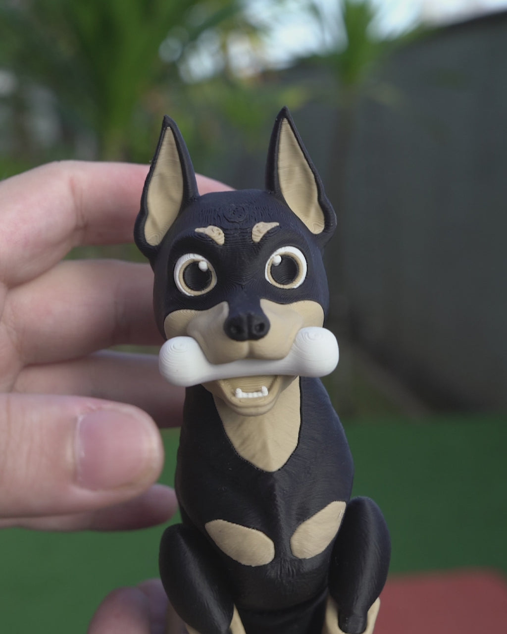 Axel the Dobermann | 3D Printed Figurine