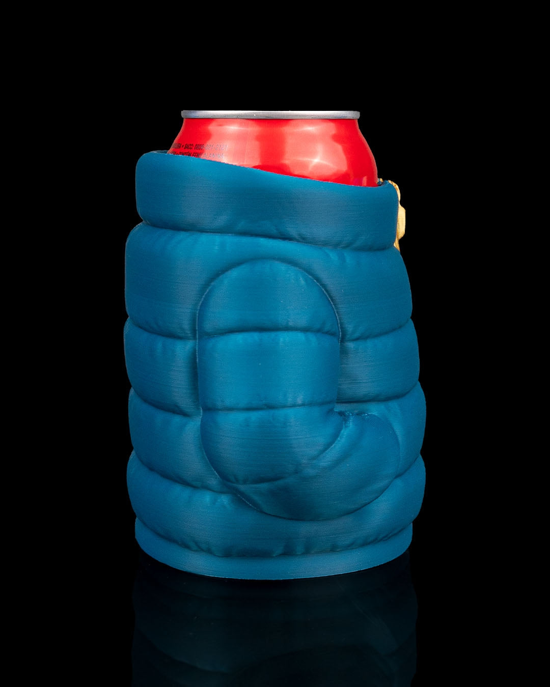 3D printed Puffer Jacket Can Holder