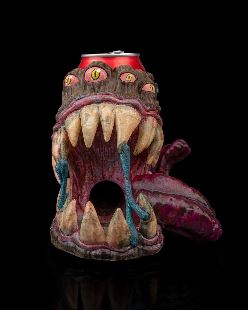 Roll Into the Trap Can Holder and Dice Tower