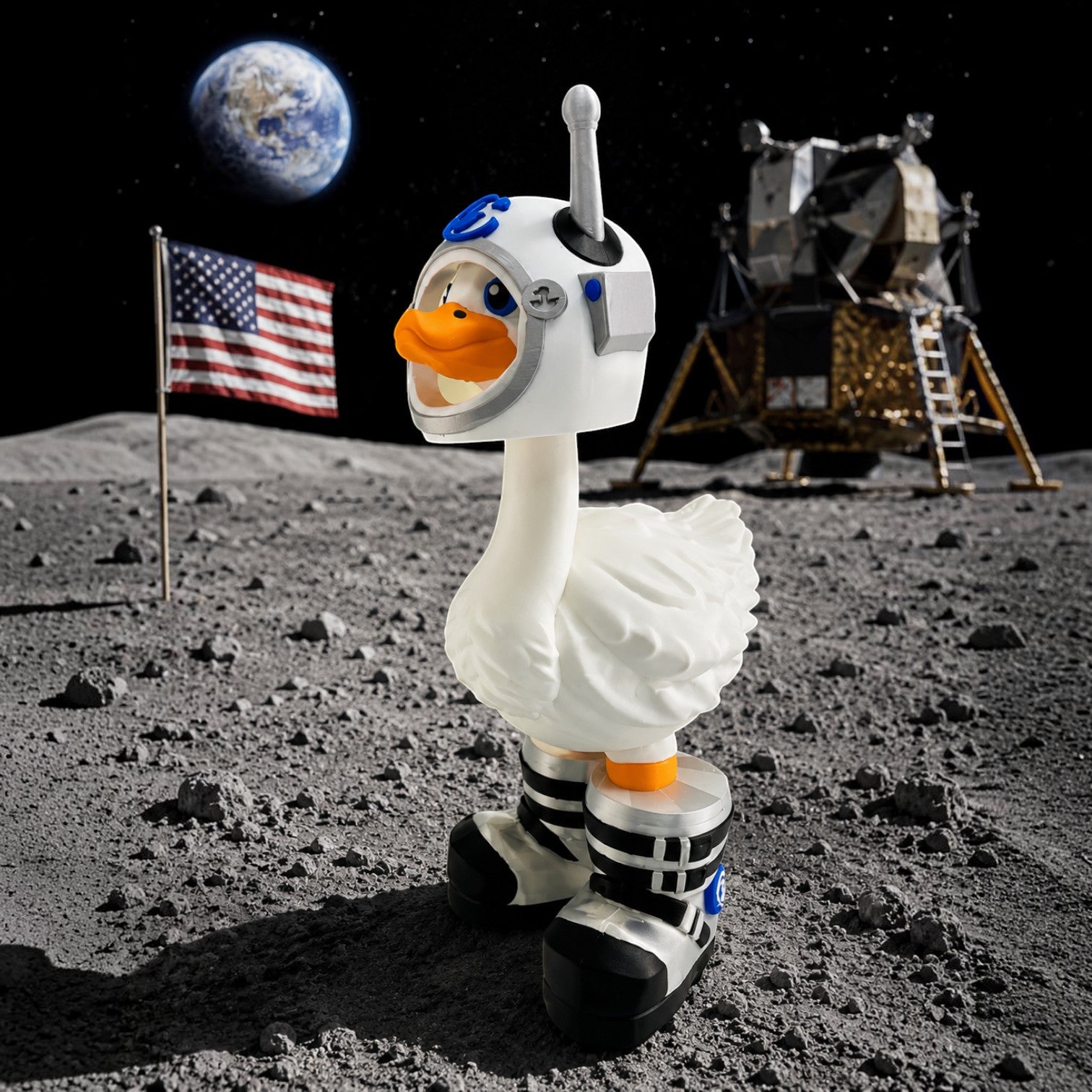 Astronaut Goose Outfit – Space Explorer Costume for 3D Printed Goose