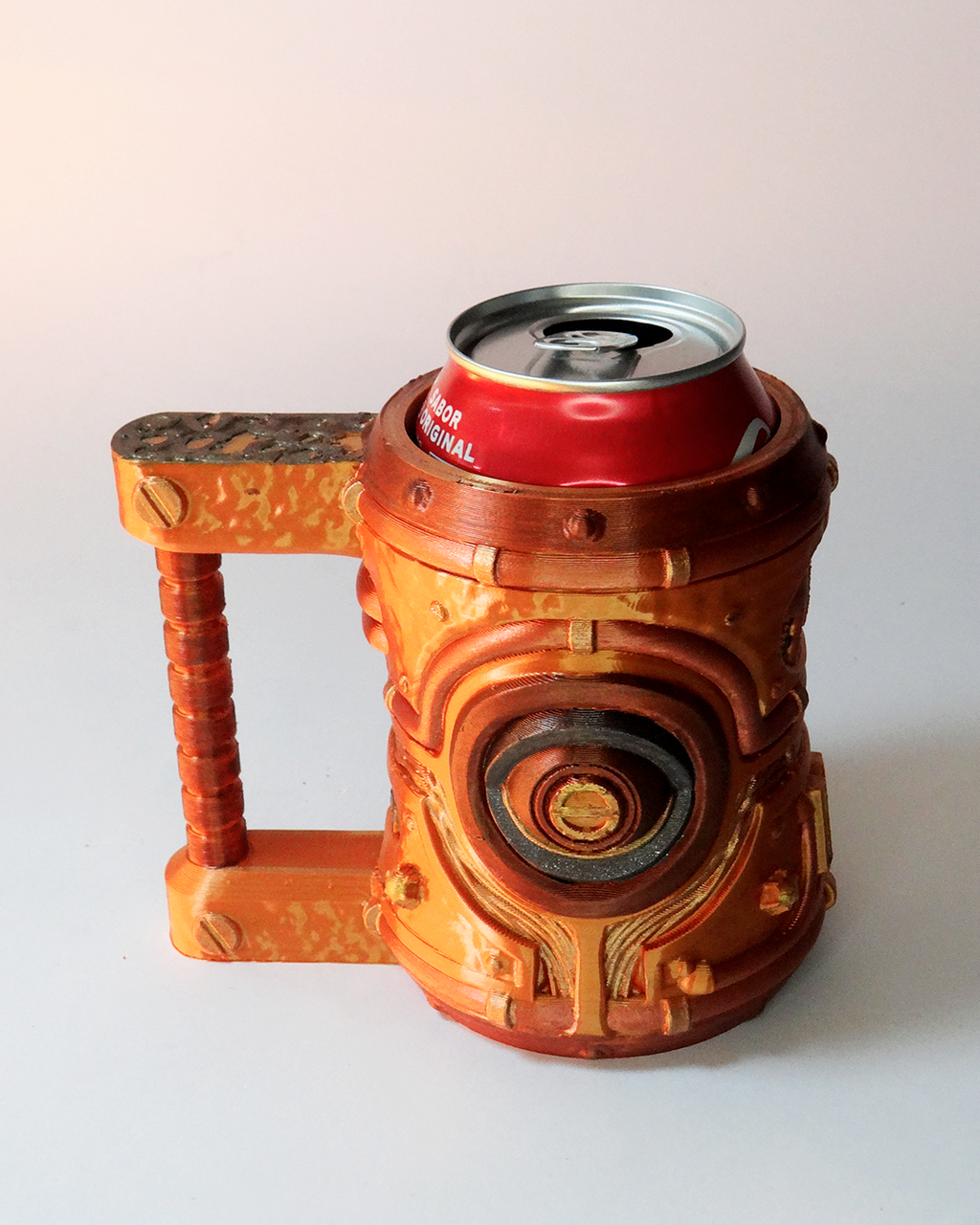 Steampunk Mug with mechanical details