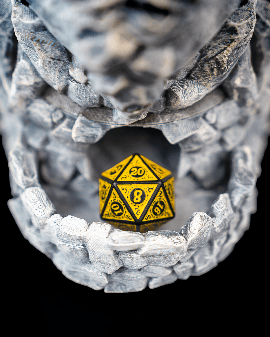 Stonebeard Hold stone face dice tower