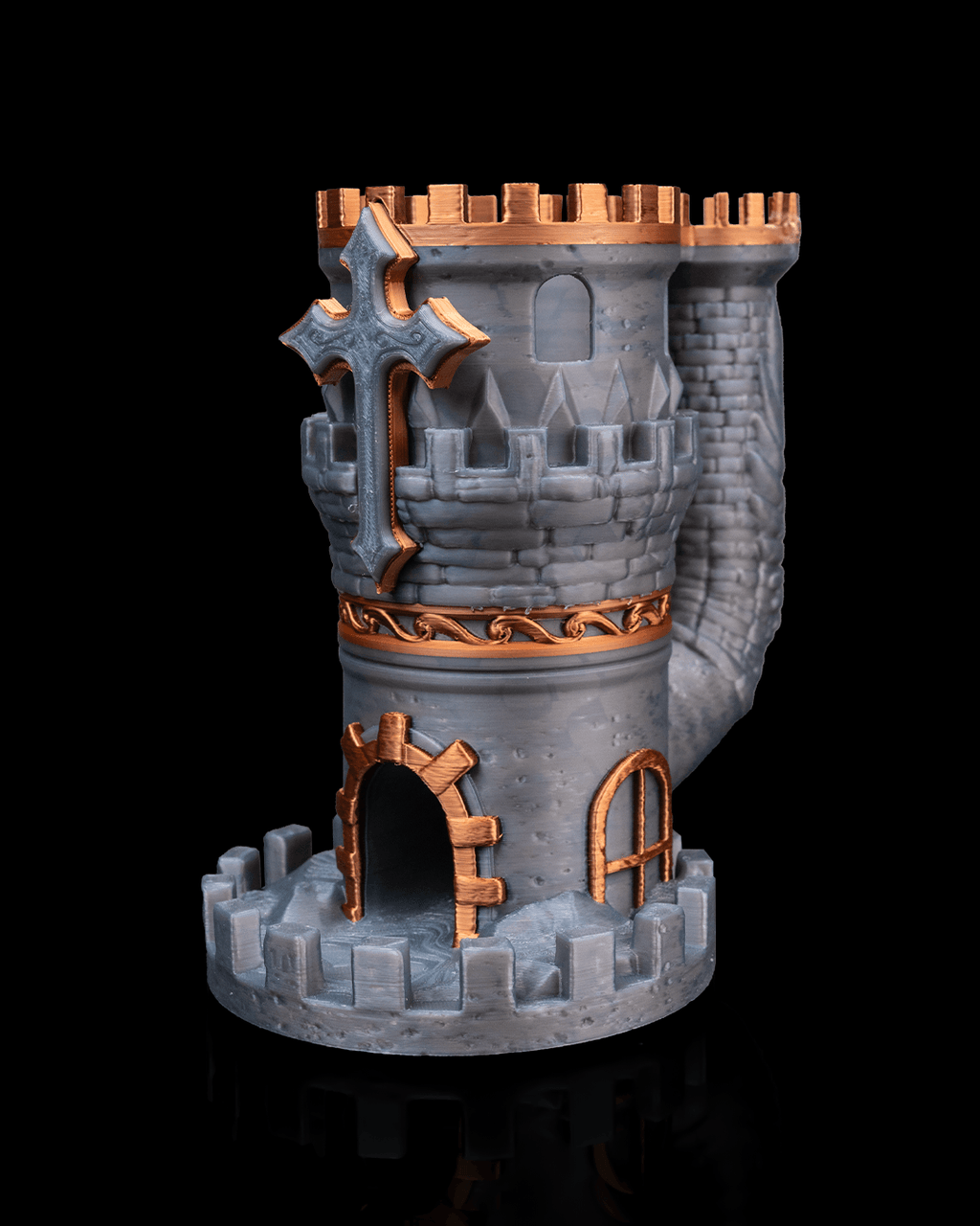 Detailed Tower of the Valiant can holder