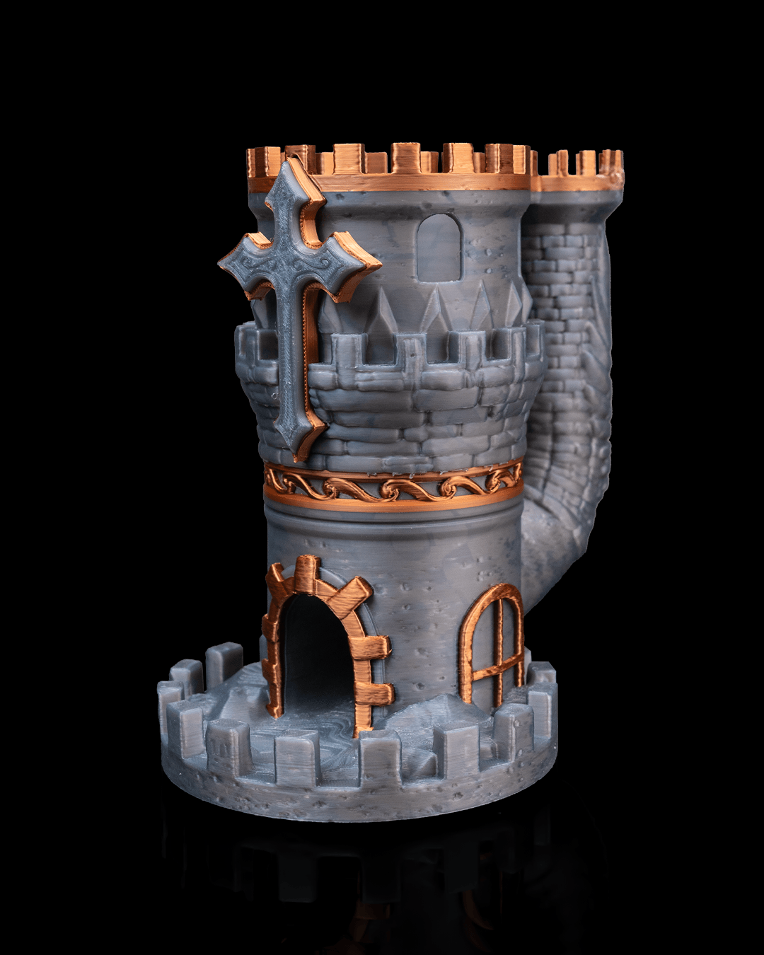 Detailed Tower of the Valiant can holder