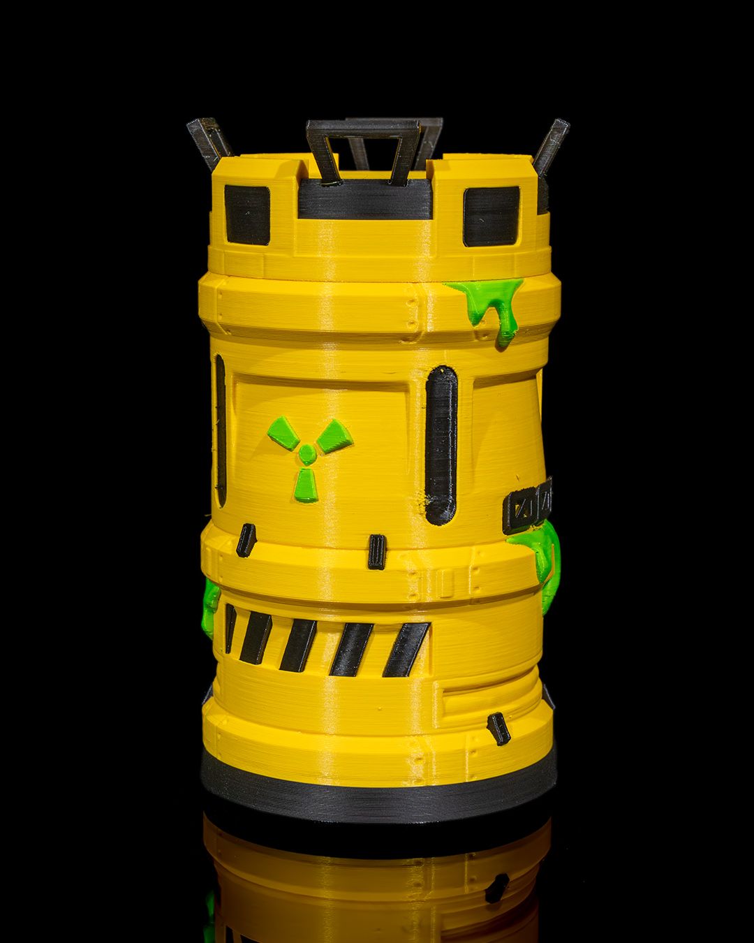 Detailed Toxic Waste Can Holder